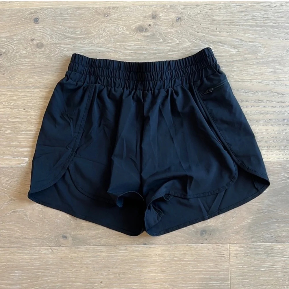 Women’s athletic shorts Black Running Shorts Lined Pockets Pickleball Tennis